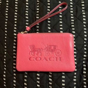 Coach wristlet. Pink